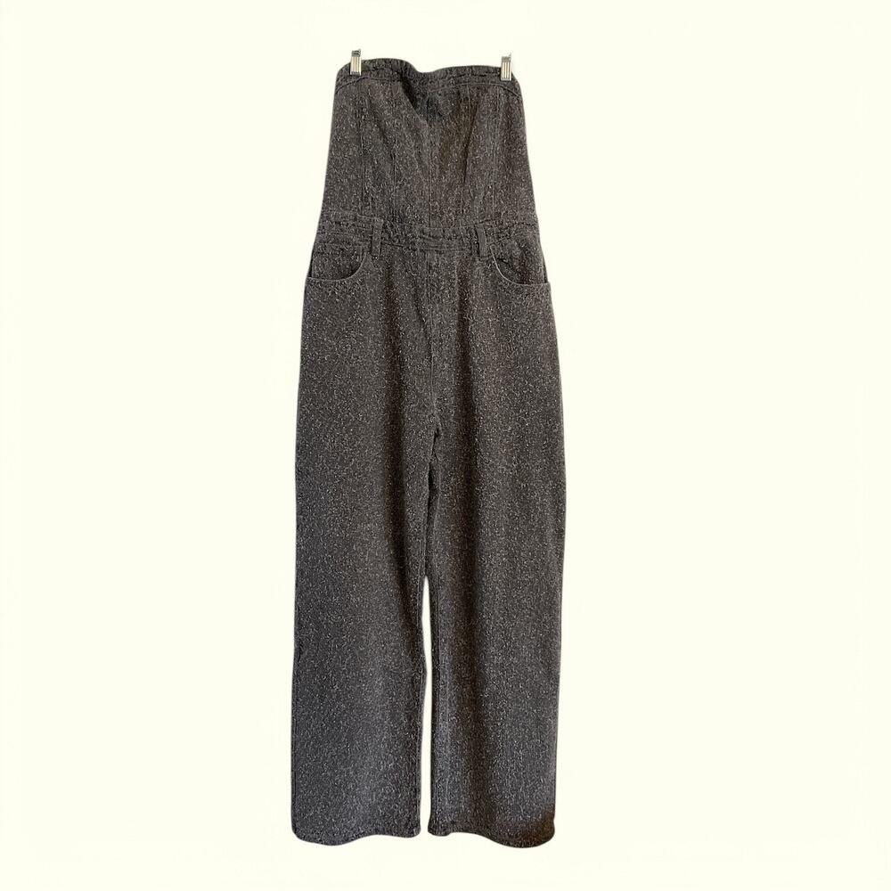 PrettyLittleThing Women's Size 10 Gray Bobbie Straight Leg Corset Jumpsuit (NWT)